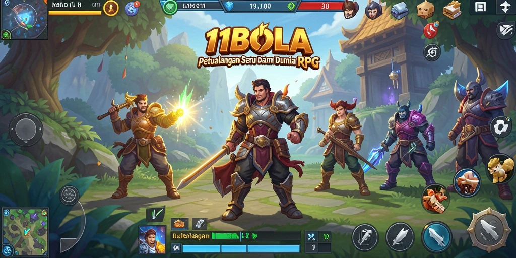 Screenshot gameplay <strong>11BOLA</strong> menampilkan aksi seru dalam petualangan RPG.