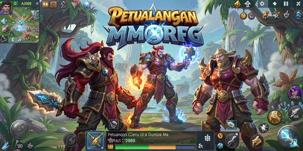 Gameplay seru AJO89 dalam dunia MMORPG yang menakjubkan.