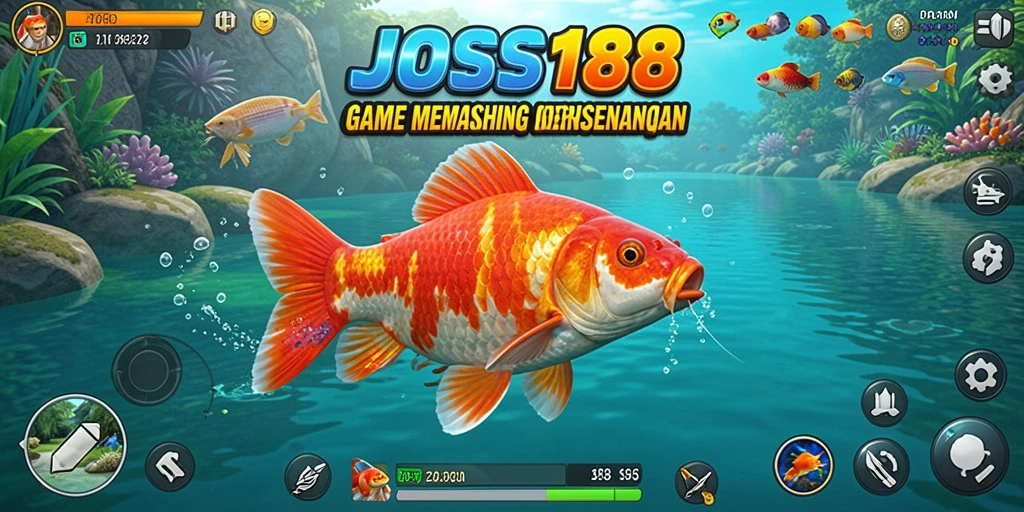 Tampilan gameplay JOSS188 dengan suasana memancing yang menarik.