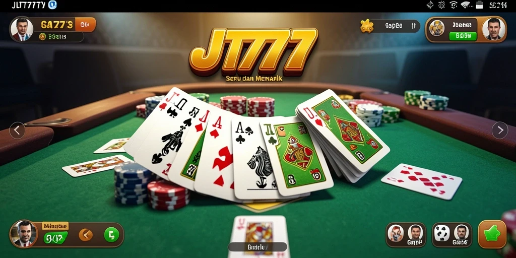Tampilan gameplay seru dan menegangkan di JT777.