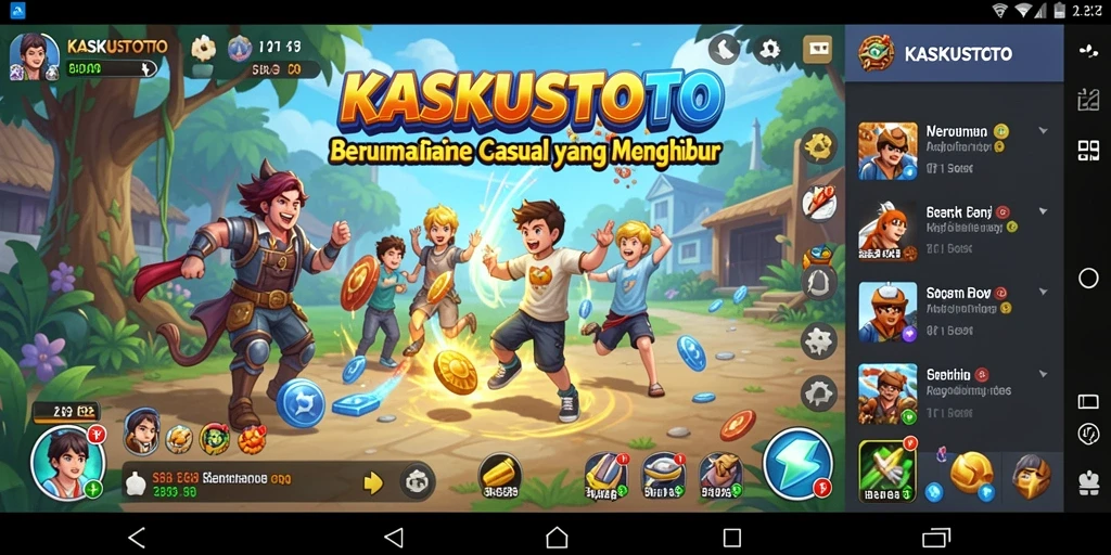 Tangkapan layar utama KASKUSTOTO menampilkan gameplay yang mengasyikkan dan interaktif.