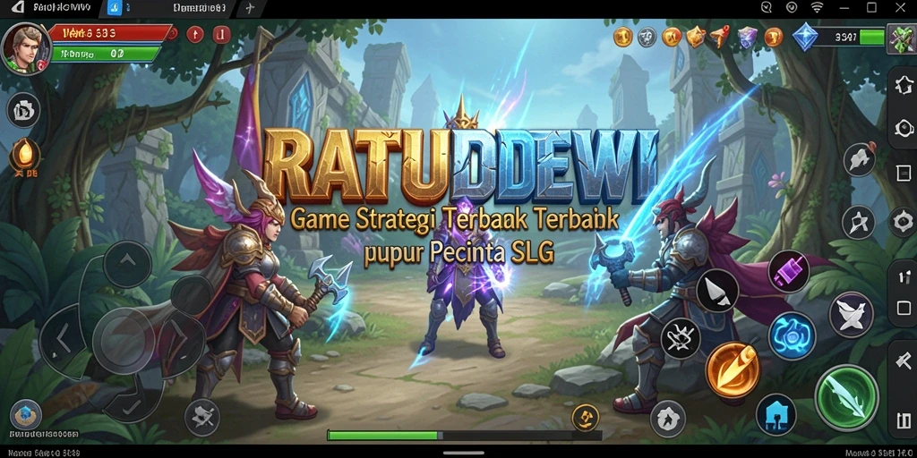Tampilan gameplay menarik dalam RATUDEWI dengan elemen strategi.