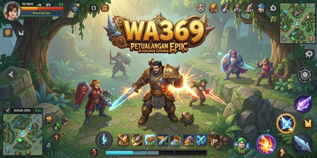 Tampilan gameplay RPG WA369 yang mendalam dan menarik.