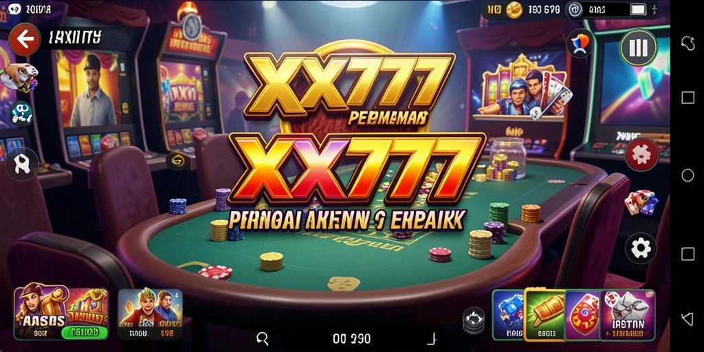 Tampilan menarik dari gameplay XXX777 dengan suasana kasino yang mencekam.