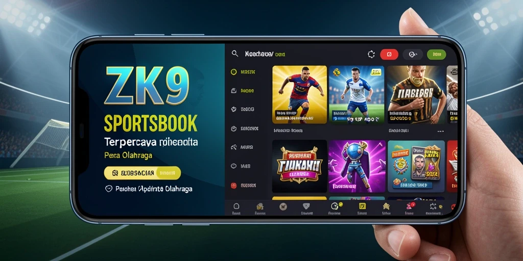 Tampilan gameplay menarik dari ZK9 dalam dunia Sportsbook.